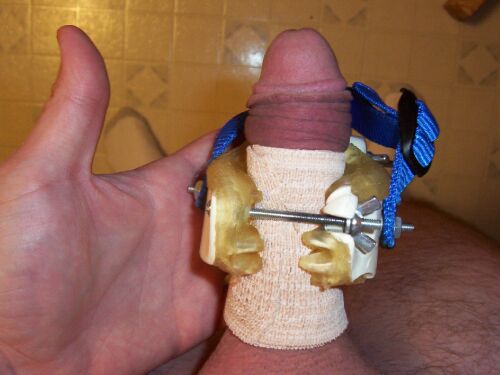 BibHanger Attached to Penis